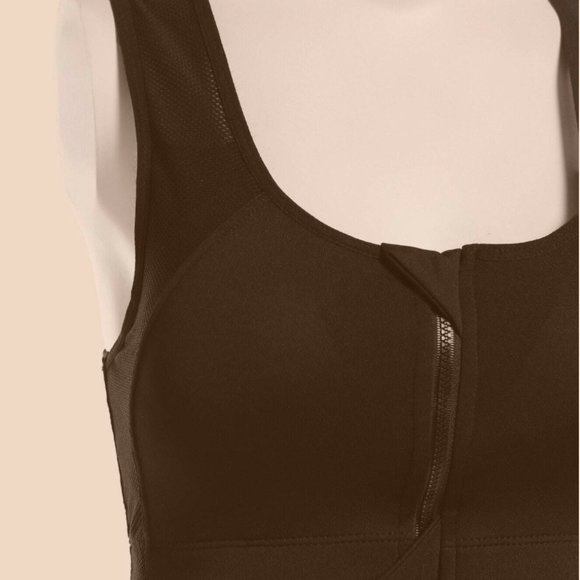 Zip Front Sports Bra - Picture 3 of 3